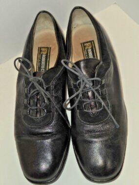Men’s Black Leather Dress Shoes Lace-Up Oxford Style Size 9 | Capucci